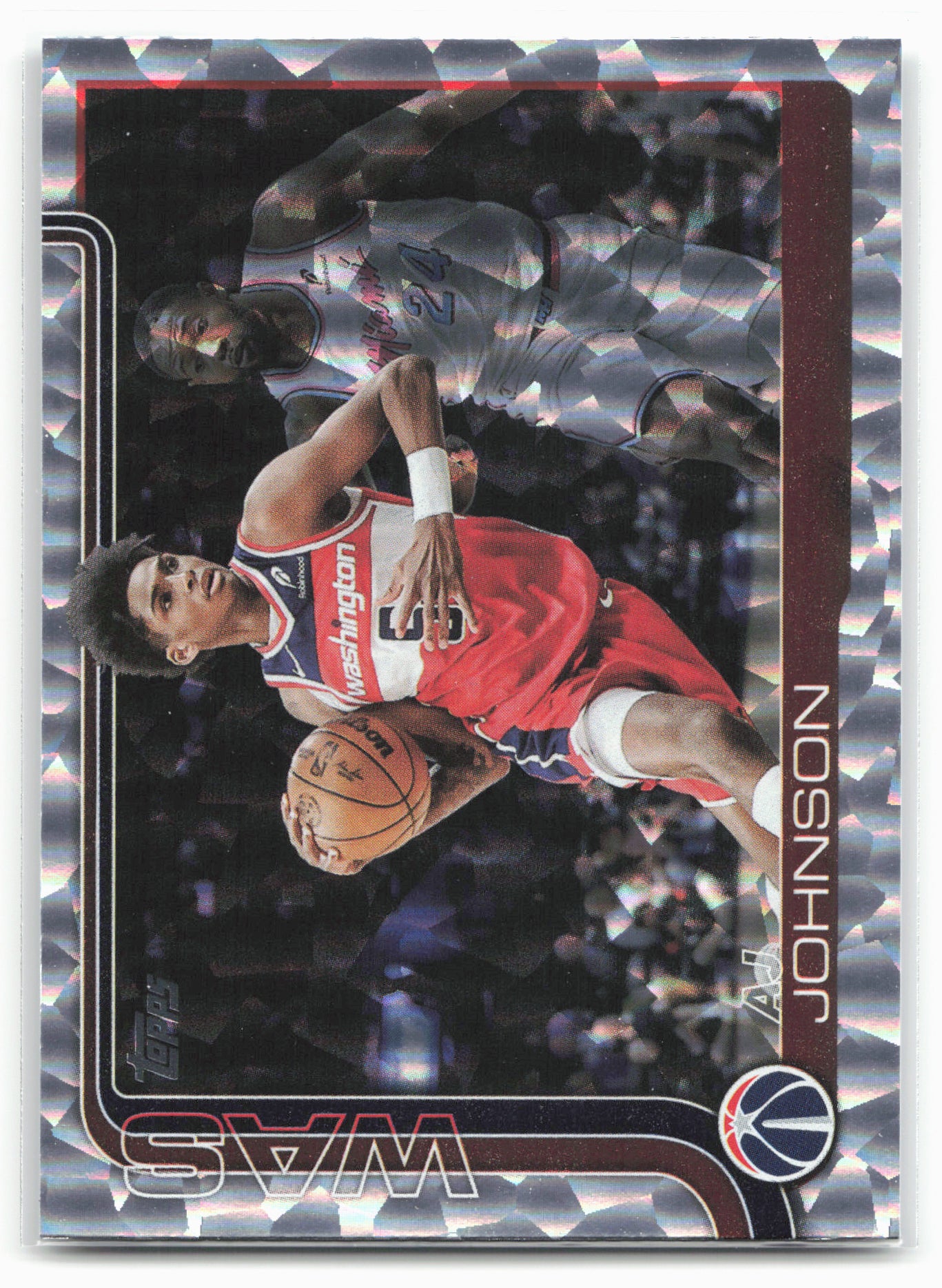 2025-26 Topps #99 AJ Johnson Crackleboard 24316