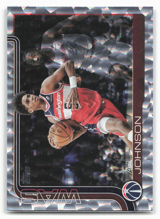 2025-26 Topps #99 AJ Johnson Crackleboard 24316