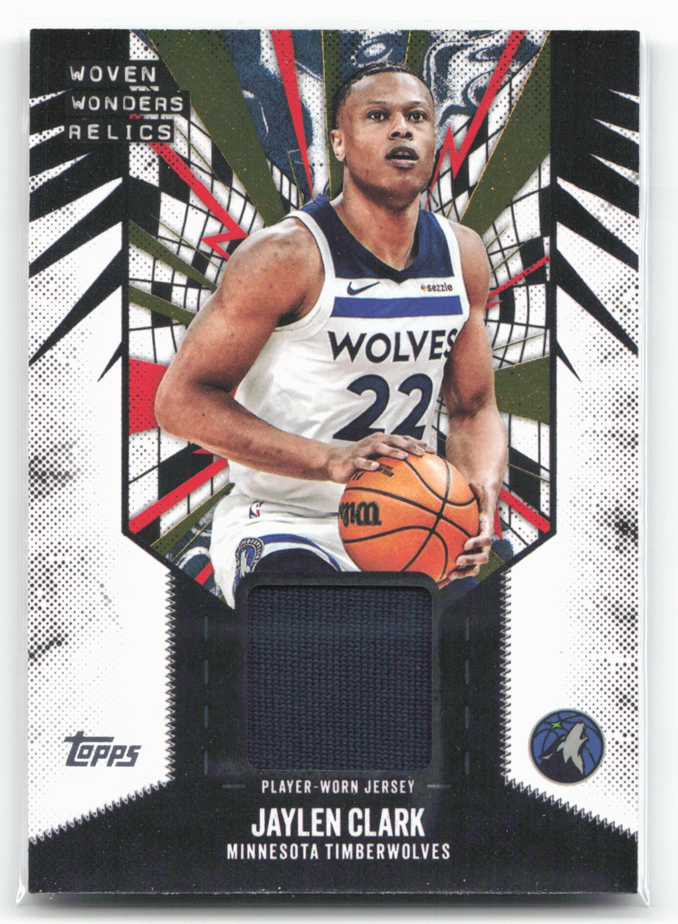 2025-26 Topps #WW-JC Jaylen Clark Woven Wonders Relics