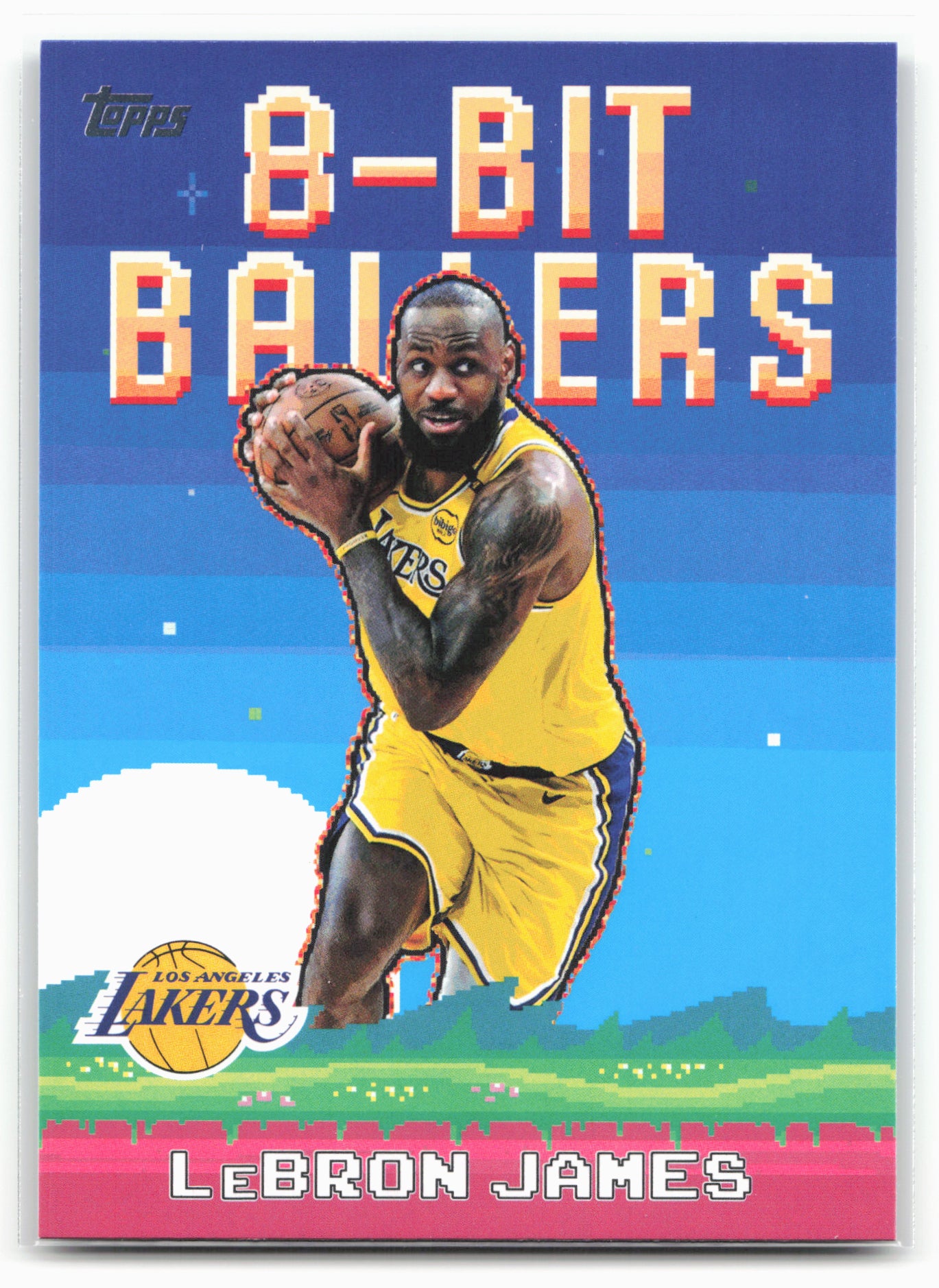 2025-26 Topps #8B-19 LeBron James 8-Bit Ballers 24322