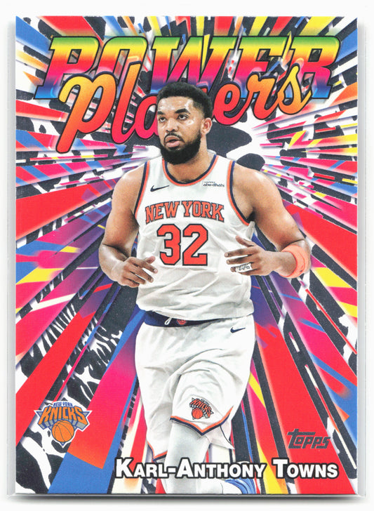 2025-26 Topps #PP-4 Karl-Anthony Towns Power Players 24331