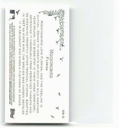 2025 Topps Allen & Ginter #SB-9 Mockingbird (Florida) State Birds Mini