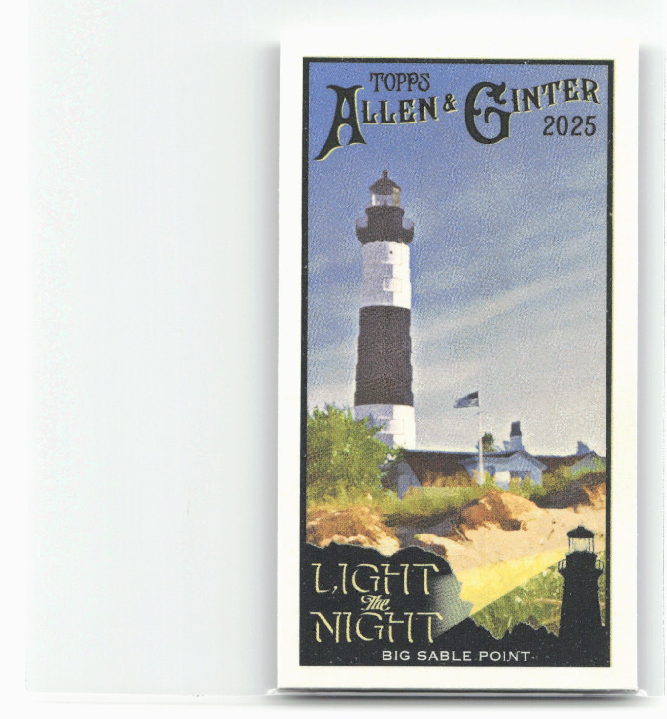 2025 Topps Allen & Ginter #LTN-7 Big Sable Point Light the Night Mini