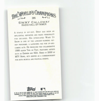 2025 Topps Allen & Ginter #285 Sway Calloway