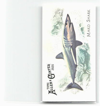 2025 Topps Allen & Ginter #FGW-31 Mako Shark 50 Fishes from Global Waters Mini