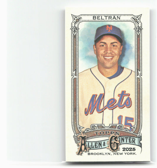 2025 Topps Allen & Ginter #153 Carlos Beltrán