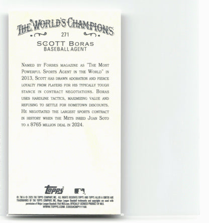 2025 Topps Allen & Ginter #271 Scott Boras