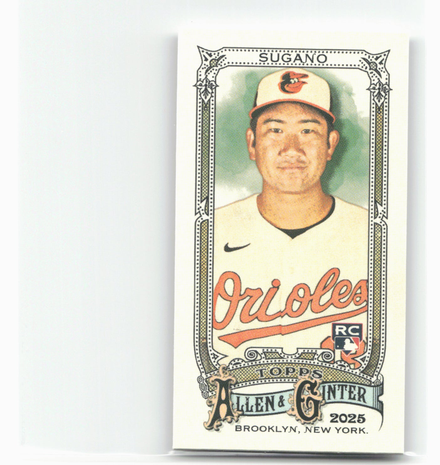 2025 Topps Allen & Ginter #149 Tomoyuki Sugano Mini Allen & Ginter Back