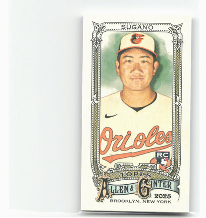2025 Topps Allen & Ginter #149 Tomoyuki Sugano Mini Allen & Ginter Back