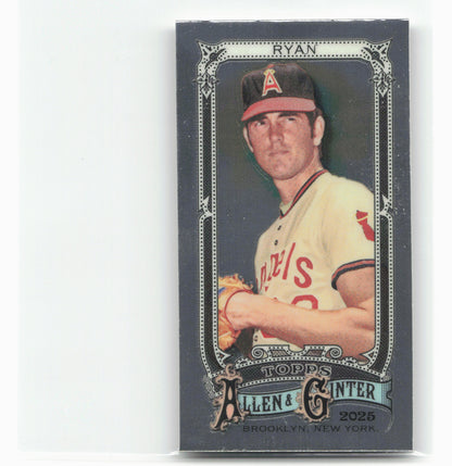 2025 Topps Allen & Ginter #63 Nolan Ryan Chrome Mini