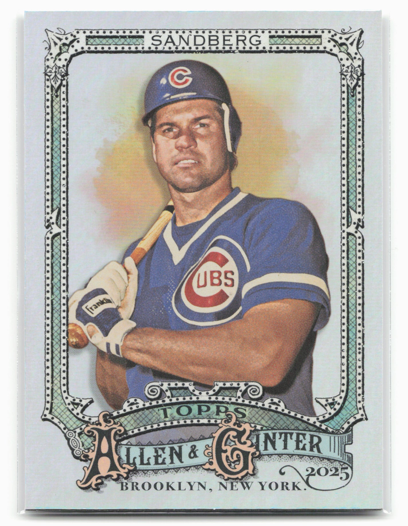 2025 Topps Allen & Ginter #15 Ryne Sandberg Silver Portrait