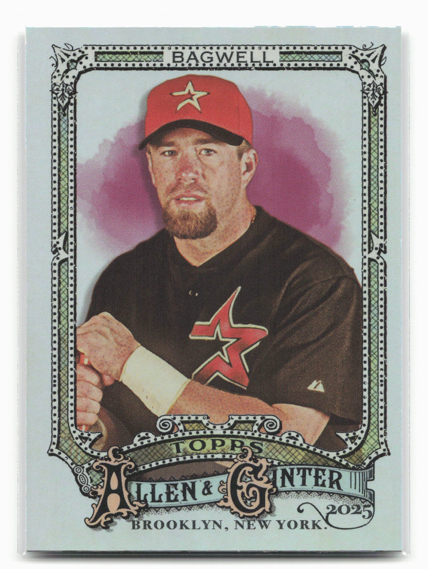 2025 Topps Allen & Ginter #330 Jeff Bagwell Silver Portrait