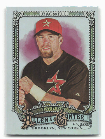 
2025 Topps Allen & Ginter #330 Jeff Bagwell Silver Portrait