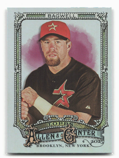 2025 Topps Allen & Ginter #330 Jeff Bagwell Silver Portrait