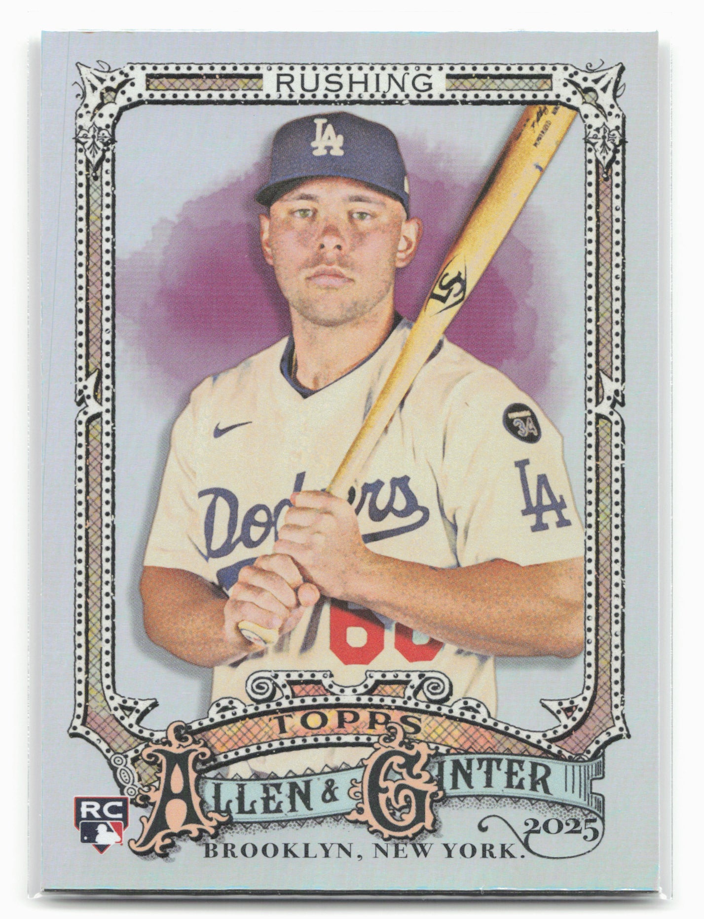 2025 Topps Allen & Ginter #200 Dalton Rushing Silver Portrait