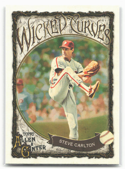 2025 Topps Allen & Ginter #WC-14 Steve Carlton Wicked Curves