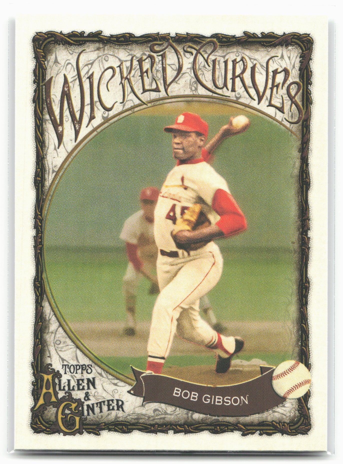 2025 Topps Allen & Ginter #WC-23 Bob Gibson Wicked Curves