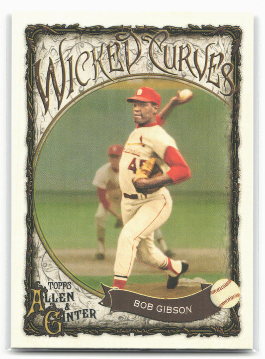 2025 Topps Allen & Ginter #WC-23 Bob Gibson Wicked Curves