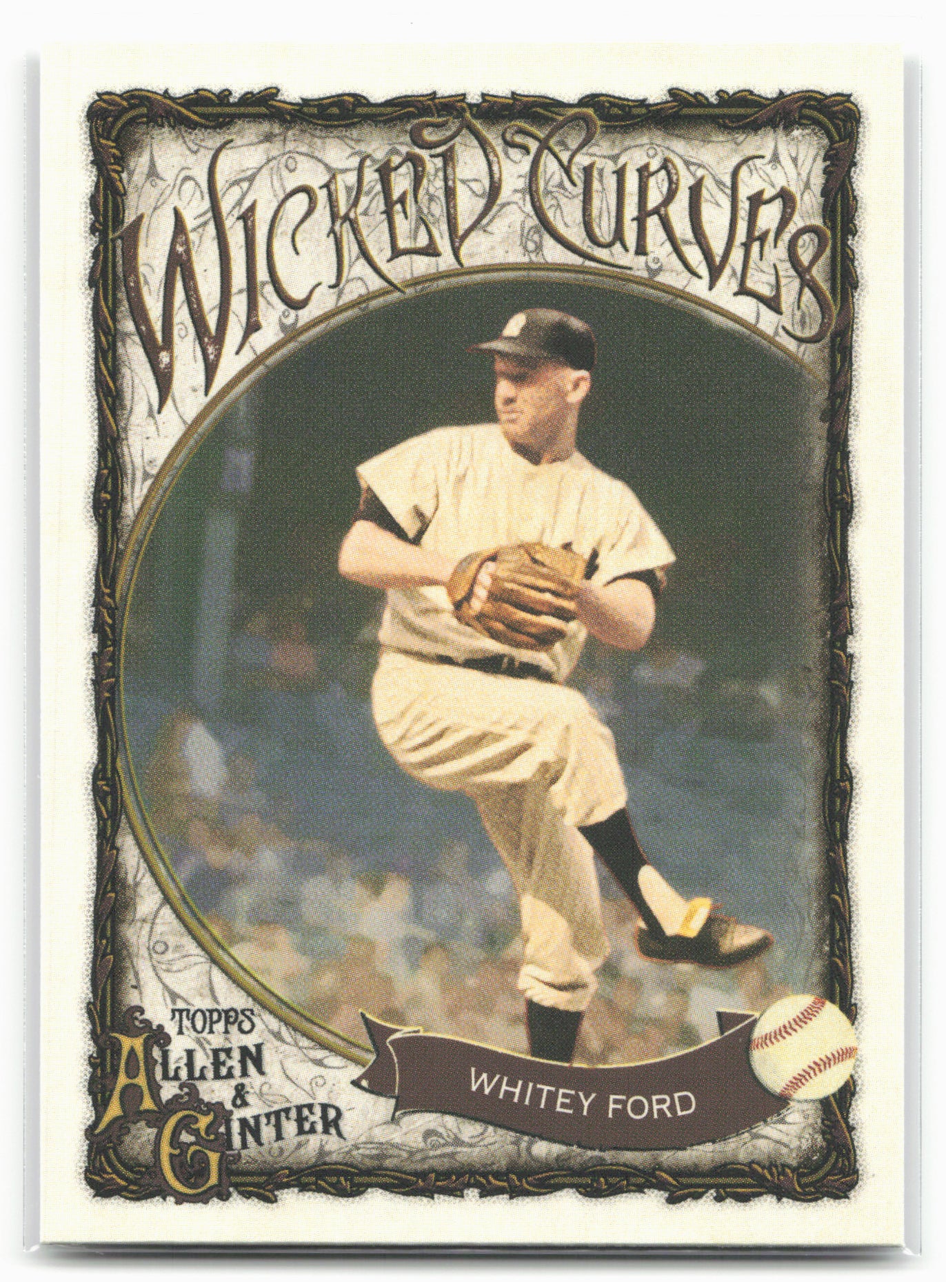 2025 Topps Allen & Ginter #WC-33 Whitey Ford Wicked Curves