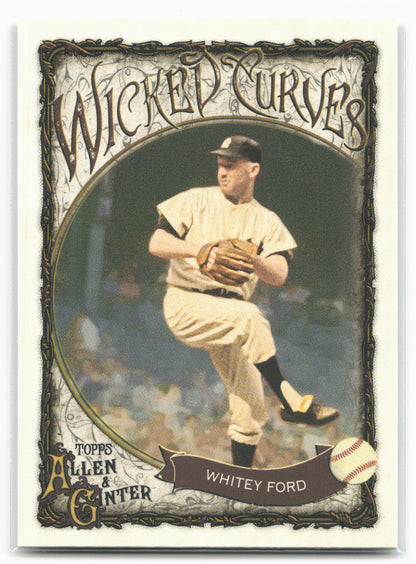 2025 Topps Allen & Ginter #WC-33 Whitey Ford Wicked Curves