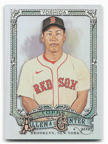 2025 Topps Allen & Ginter #156 Masataka Yoshida Silver Portrait