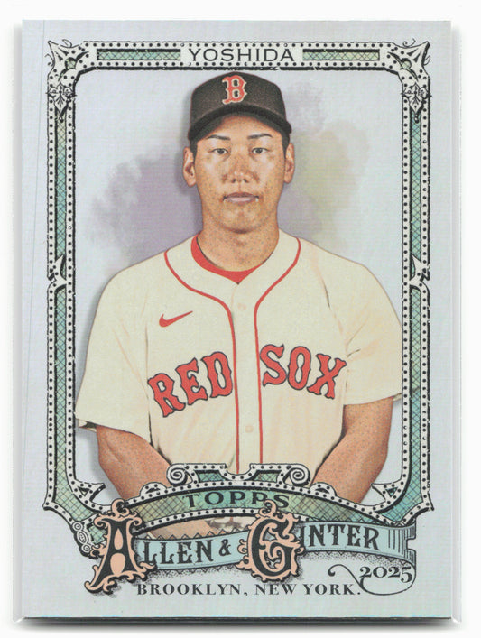 2025 Topps Allen & Ginter #156 Masataka Yoshida Silver Portrait