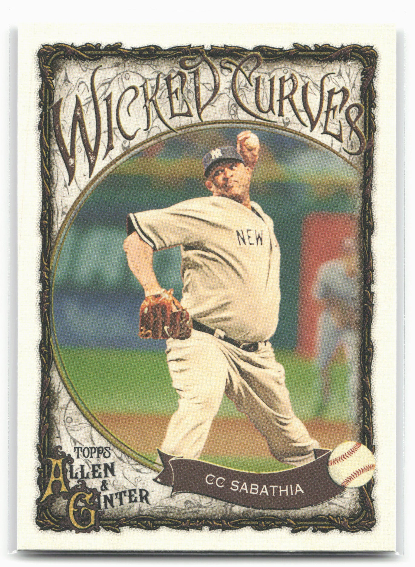 2025 Topps Allen & Ginter #WC-25 CC Sabathia Wicked Curves