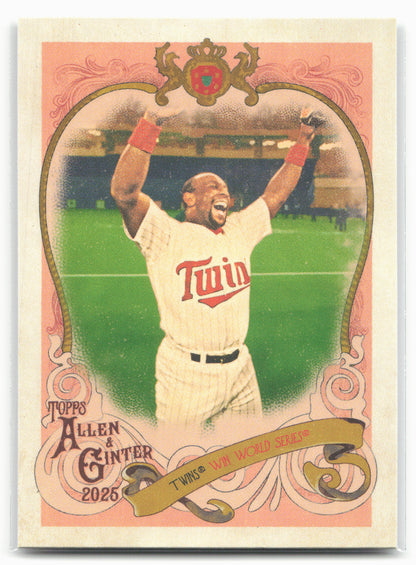 2025 Topps Allen & Ginter #SV-28 Kirby Puckett Sweet Victory