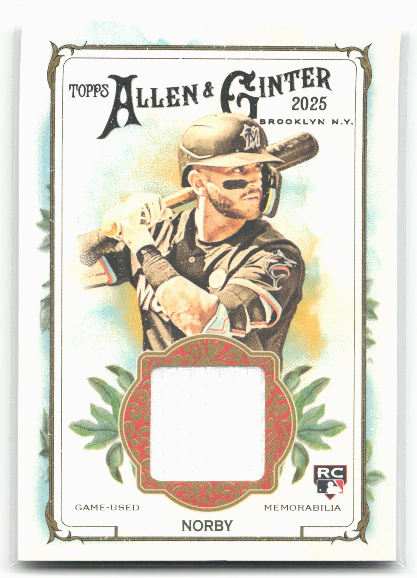 2025 Topps Allen & Ginter #AGR-CN Connor Norby Relics