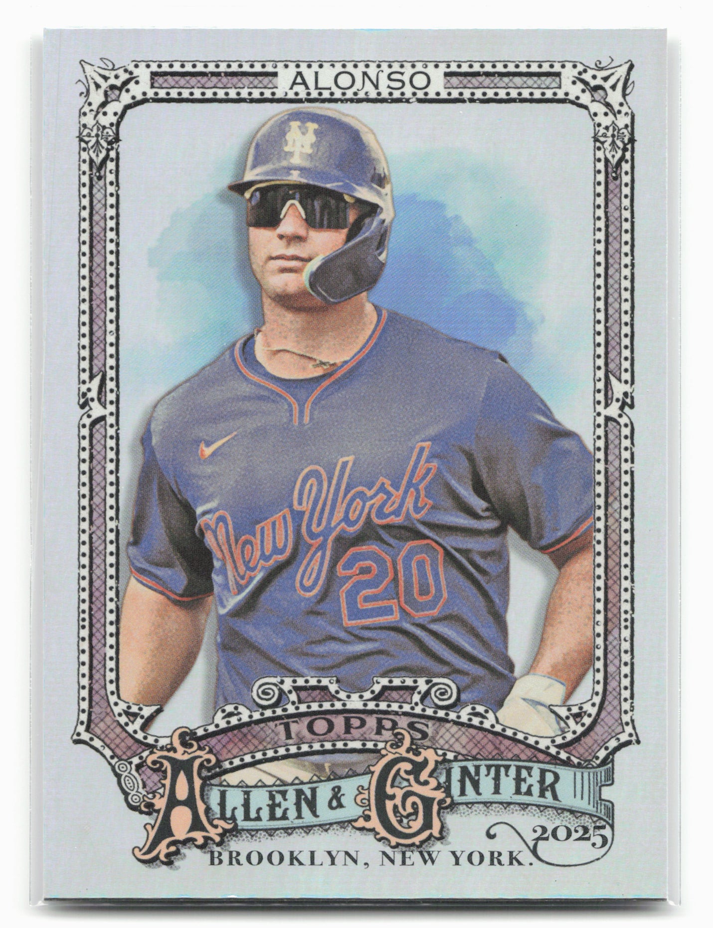 2025 Topps Allen & Ginter #121 Pete Alonso Silver Portrait