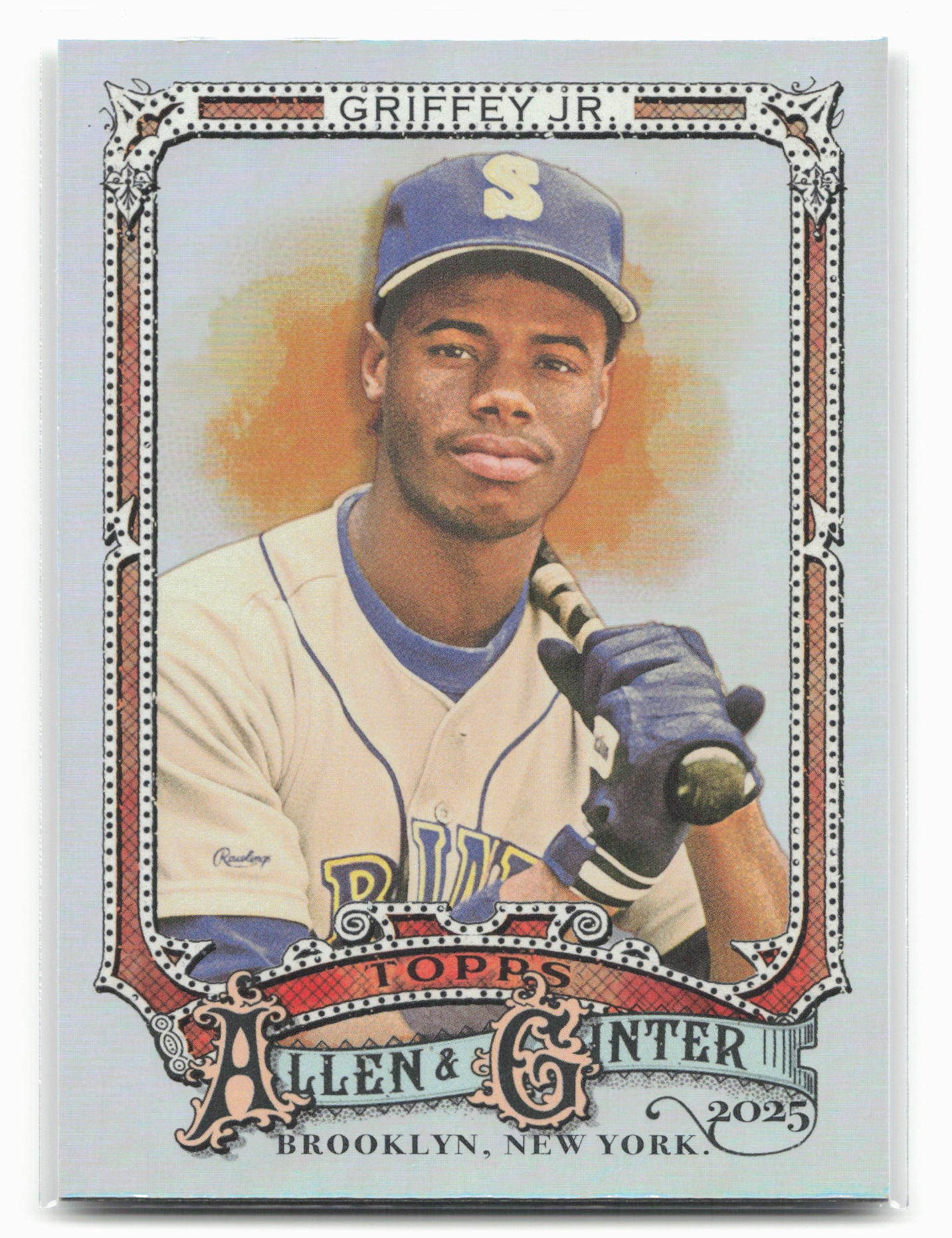 2025 Topps Allen & Ginter #9 Ken Griffey Jr. Silver Portrait