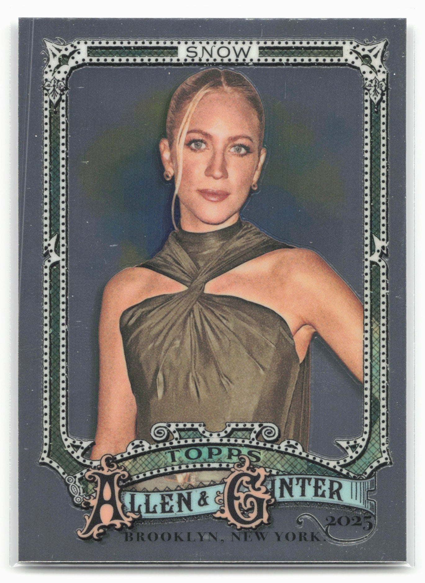 2025 Topps Allen & Ginter #276 Brittany Snow Chrome