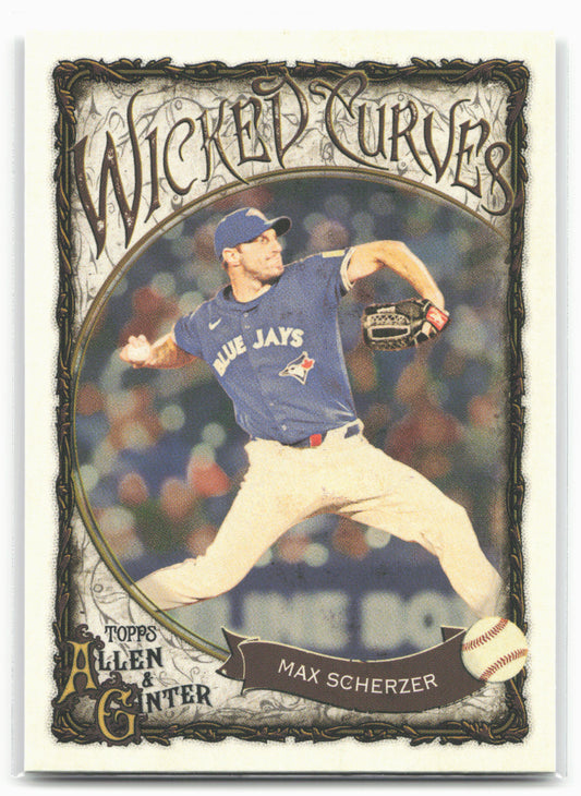2025 Topps Allen & Ginter #WC-15 Max Scherzer Wicked Curves