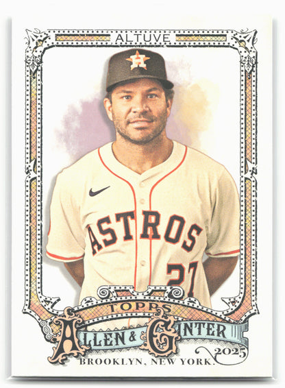 2025 Topps Allen & Ginter #152 Jose Altuve