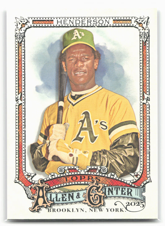 2025 Topps Allen & Ginter #25 Rickey Henderson