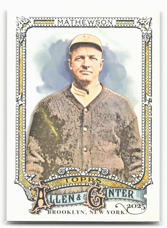 2025 Topps Allen & Ginter #7 Christy Mathewson