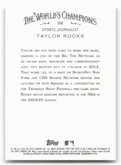2025 Topps Allen & Ginter #268 Taylor Rooks