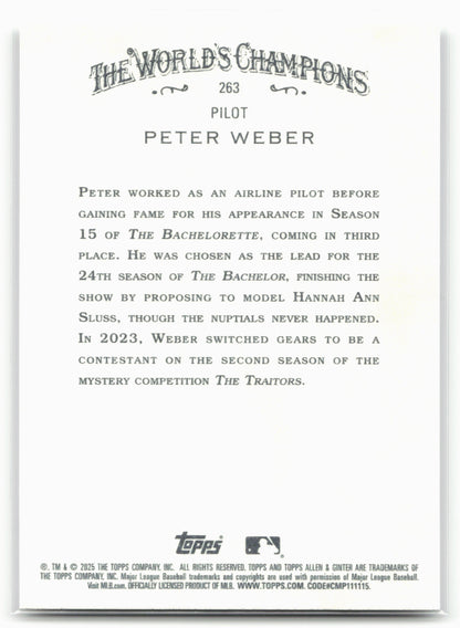 2025 Topps Allen & Ginter #263 Peter Weber
