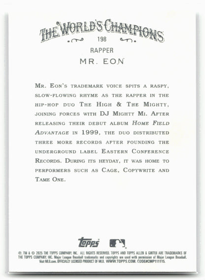 2025 Topps Allen & Ginter #198 Mr. Eon