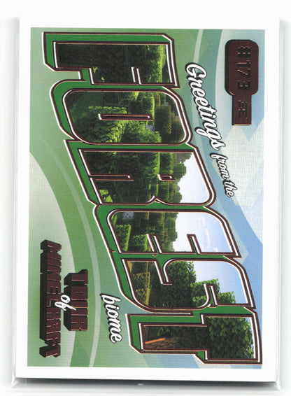 2025 Panini Minecraft 15th Anniversary #173 the Forest Biome 325/325