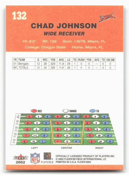 2002 Fleer #132 Chad Johnson