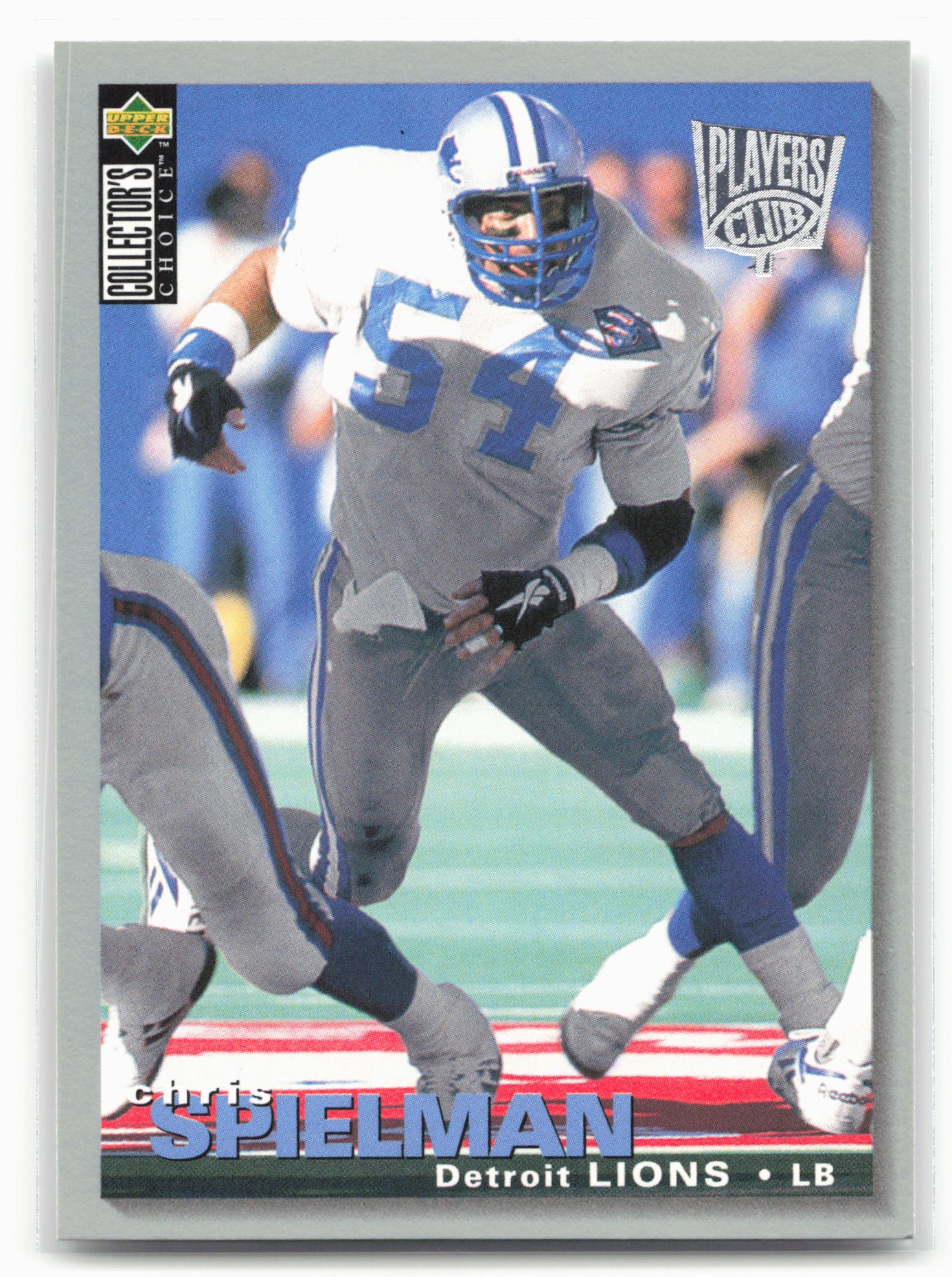 1995 Collector's Choice #184 Chris Spielman Player's Club