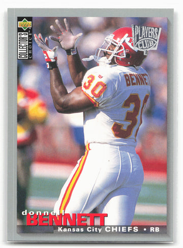 1995 Collector's Choice #257 Donnell Bennett Player's Club