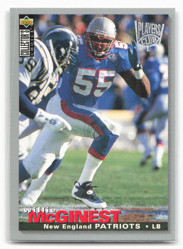 1995 Collector's Choice #222 Willie McGinest Player's Club