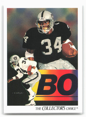 1991 Upper Deck #93b Bo Jackson