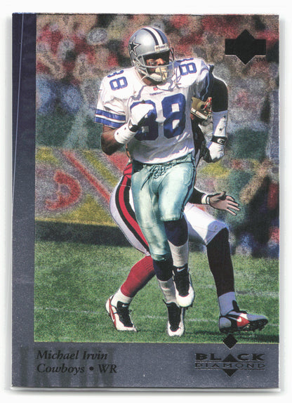 1997 Upper Deck Black Diamond #56 Michael Irvin