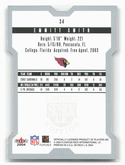 2004 SkyBox LE #34 Emmitt Smith