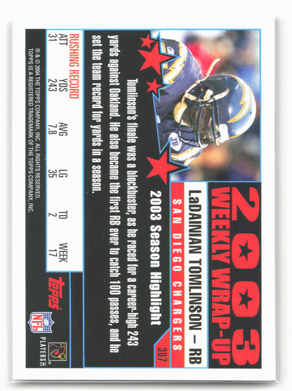 2004 Topps #307 LaDainian Tomlinson