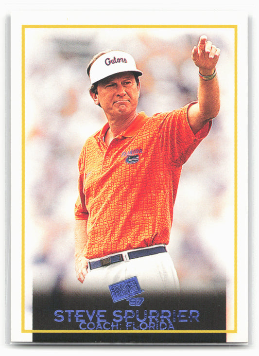 1997 Press Pass #46 Steve Spurrier Torquers Blue