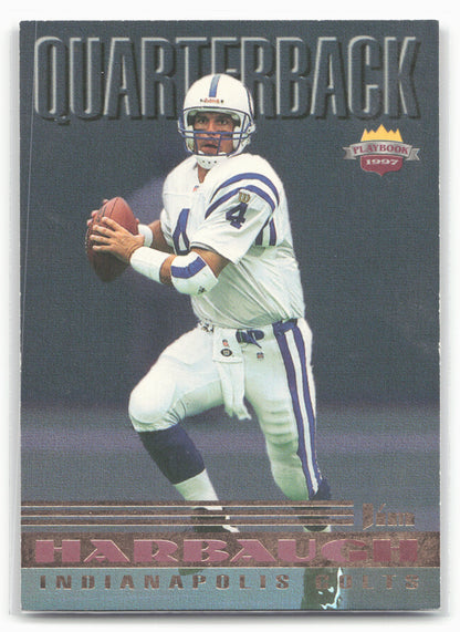 1997 Score Board Playbook #5 Jim Harbaugh